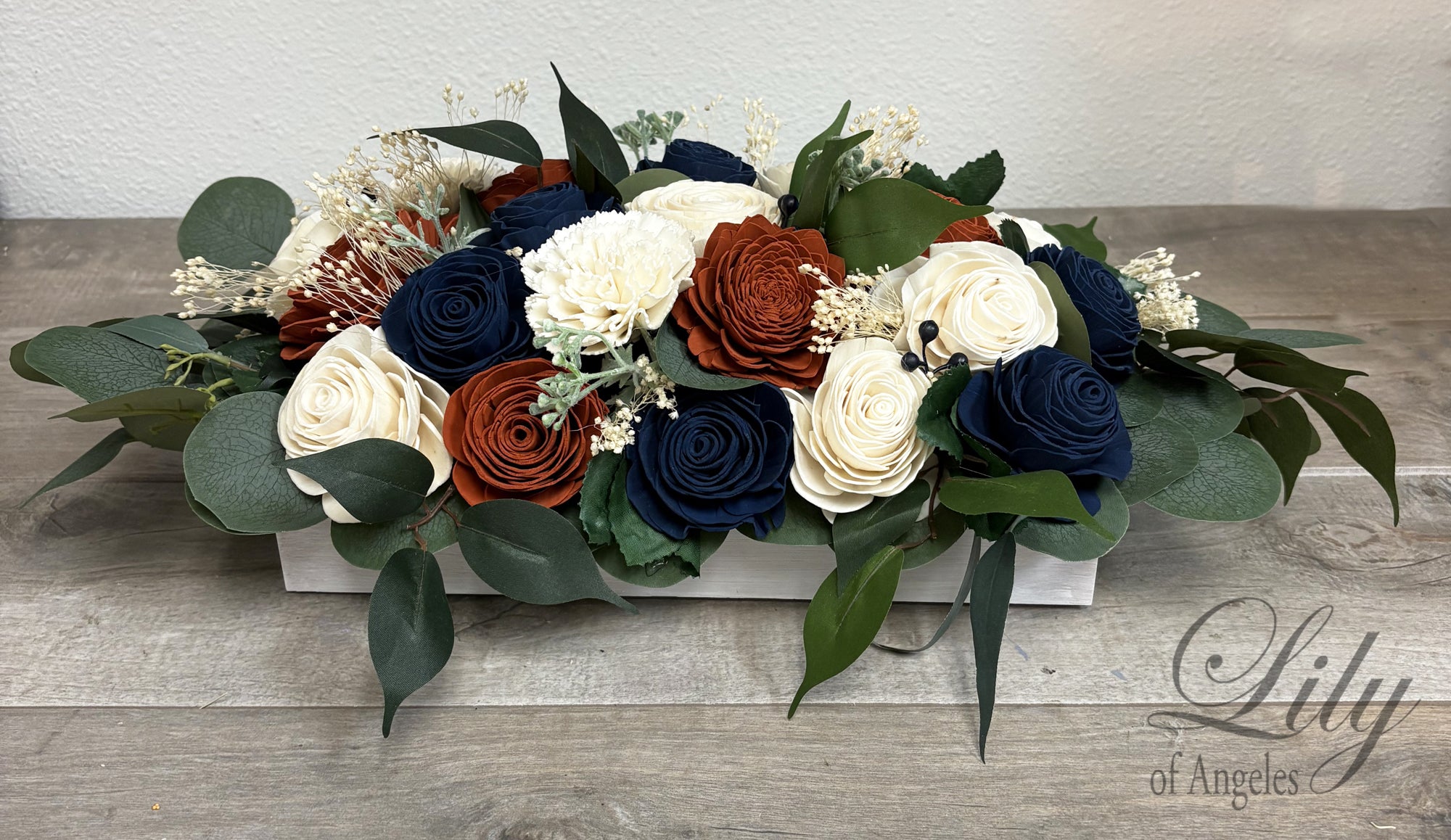 Midnight Amber Alter Centerpiece