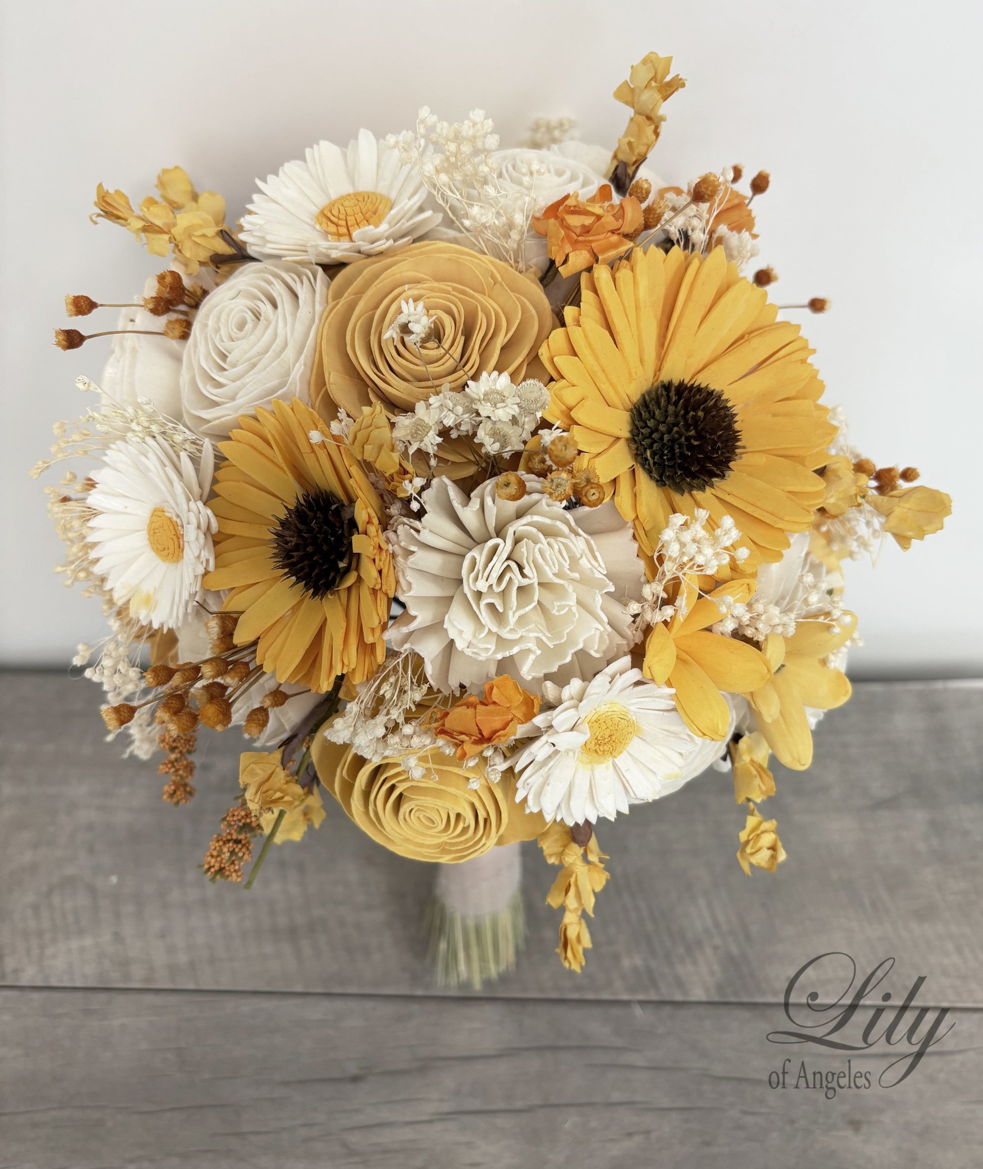 Sunflower Ivory Bouquet