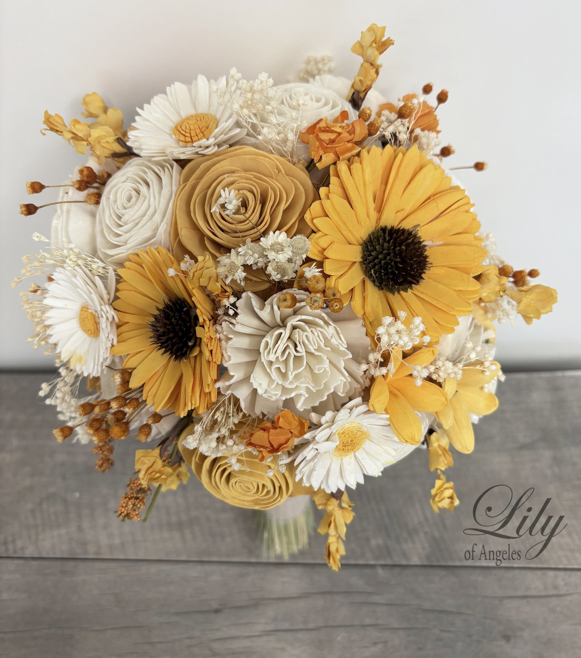 Sunflower Ivory Bouquet