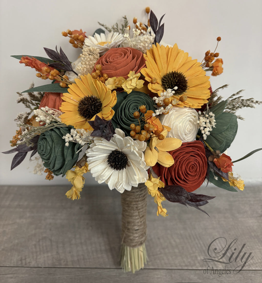 Golden Sunflower Bouquet