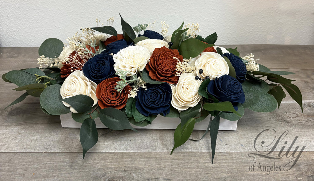 Midnight Amber Alter Centerpiece