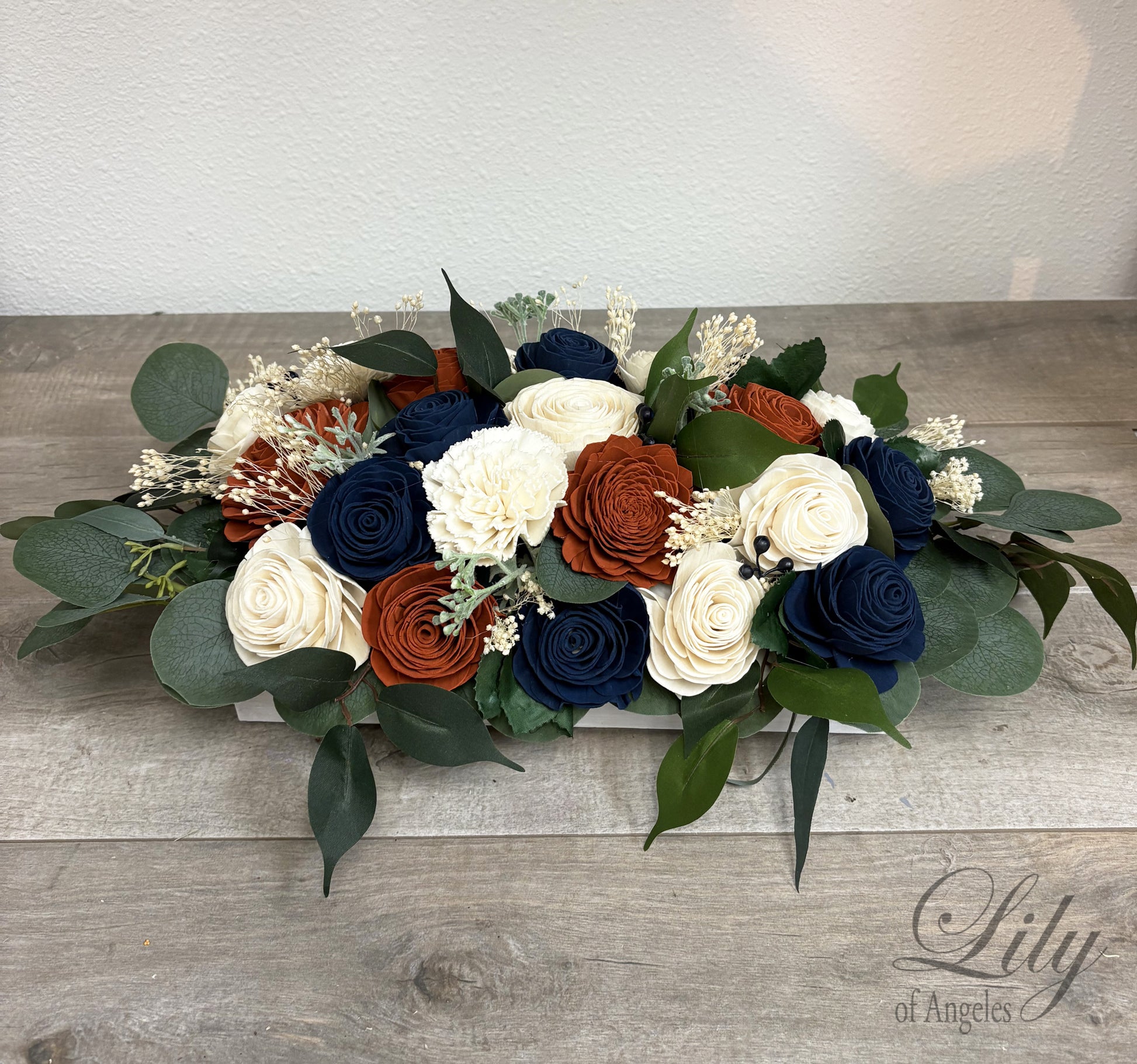 Midnight Amber Alter Centerpiece