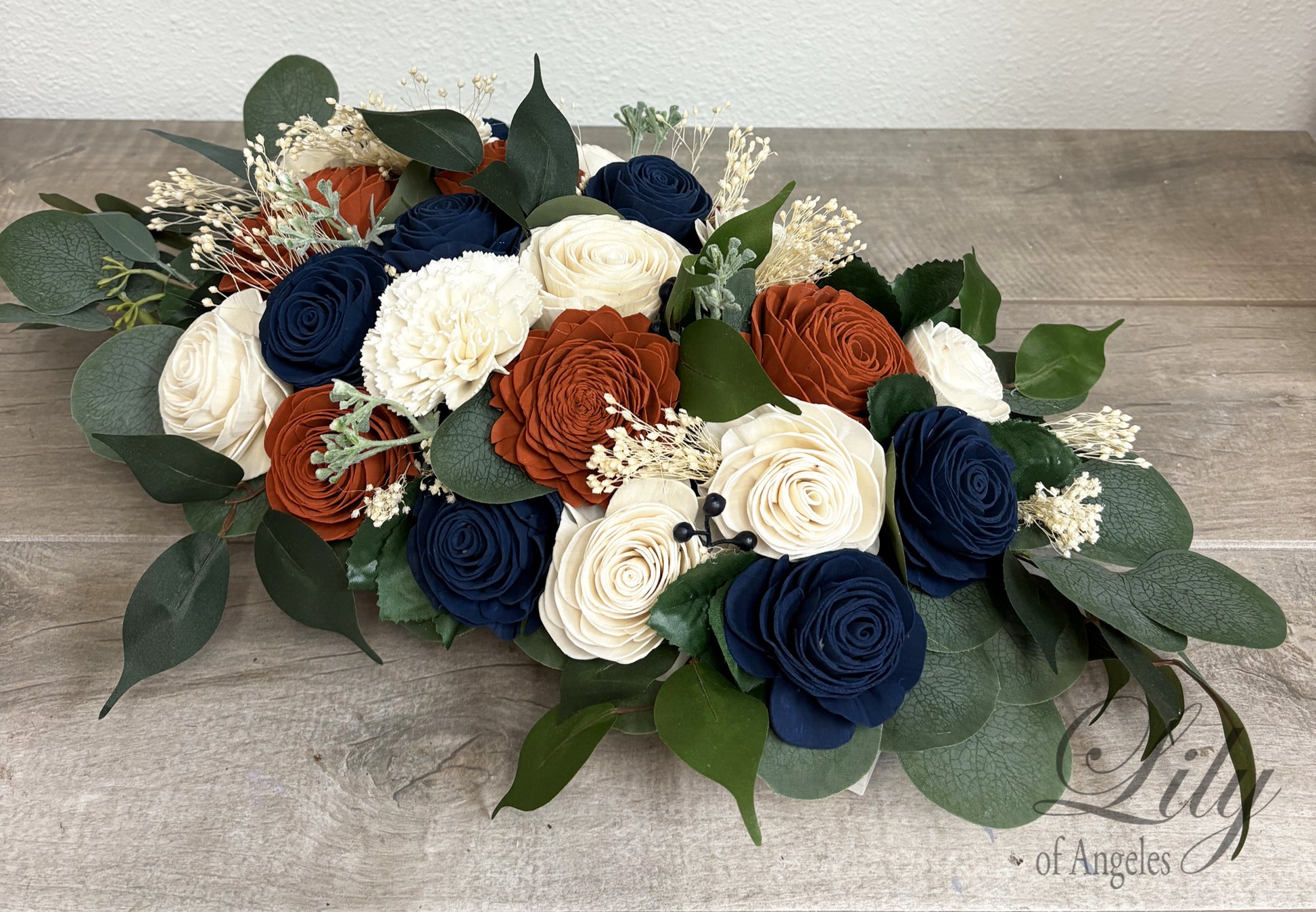 Midnight Amber Alter Centerpiece