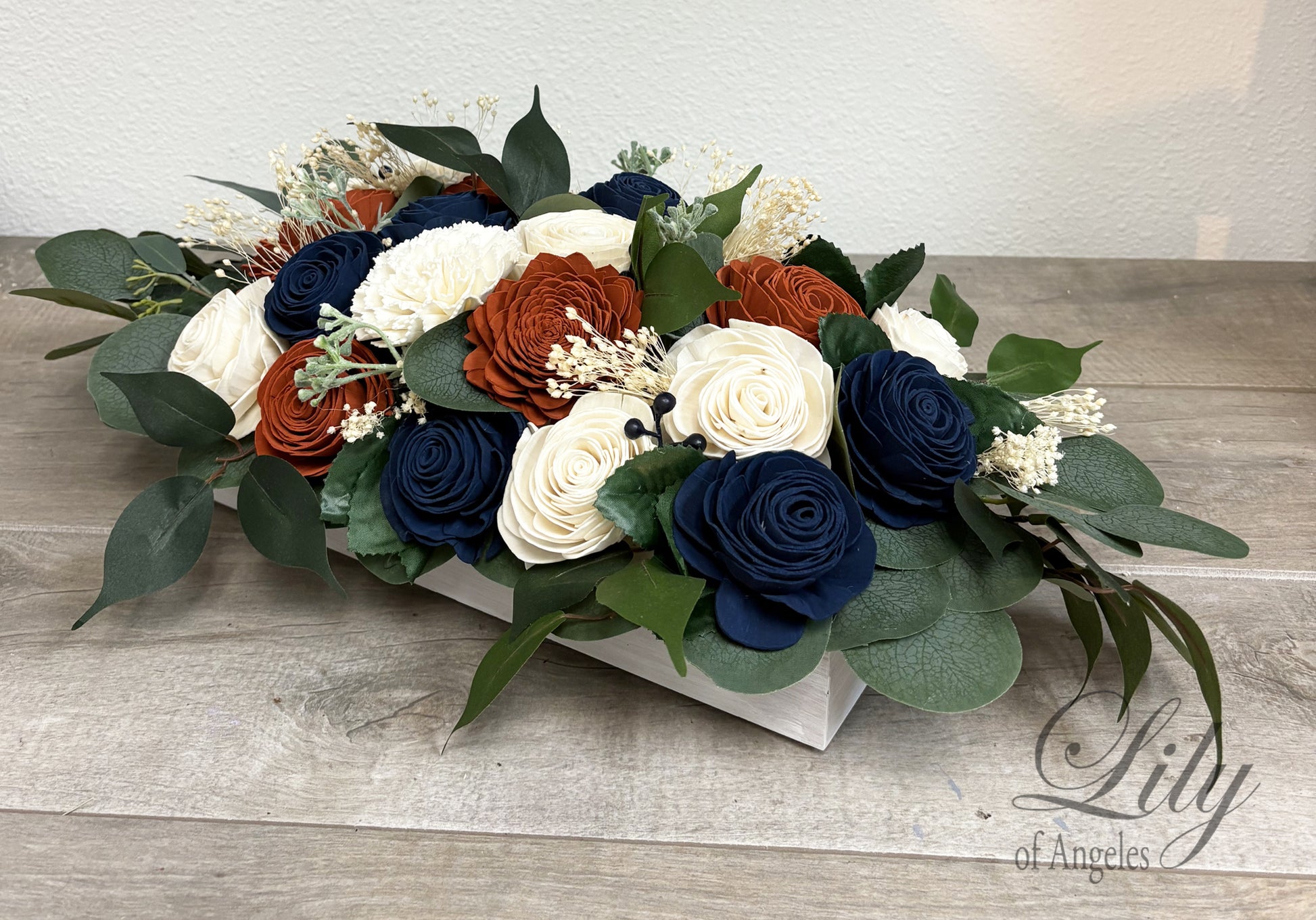 Midnight Amber Alter Centerpiece