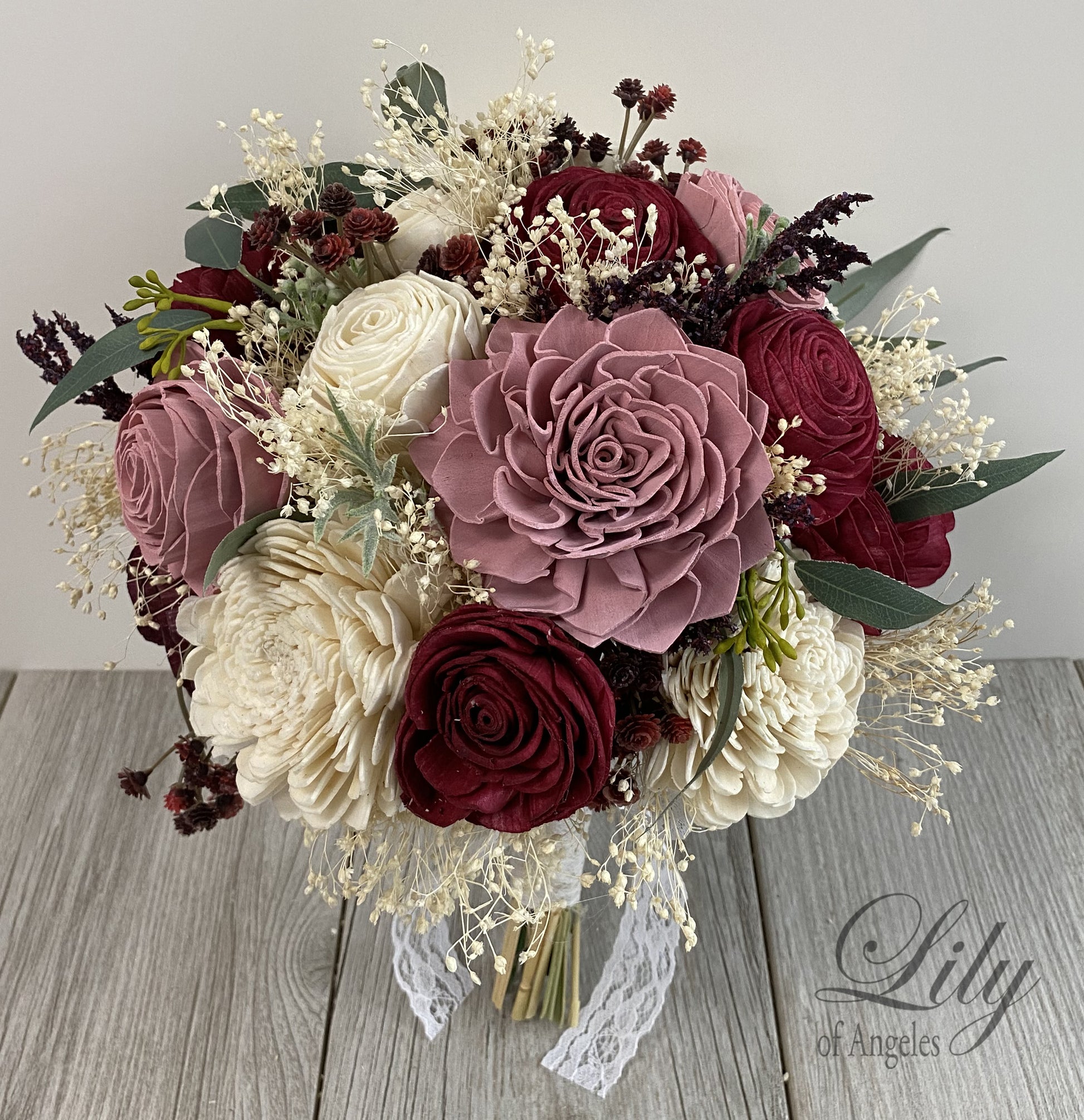 Dusty Rose Bouquet